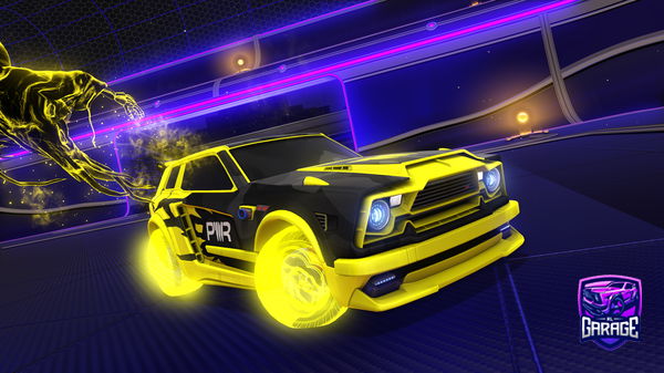 A Rocket League car design from OnlinetrippingYt