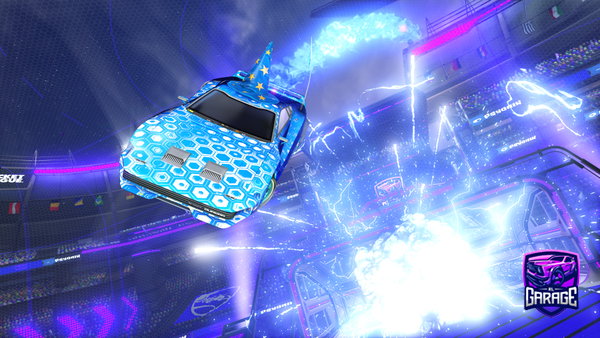 A Rocket League car design from HelloImZurxz