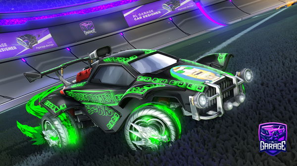 A Rocket League car design from Chickenboi77