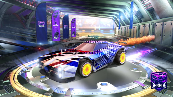 A Rocket League car design from SteeveIsCursedAsGoalie