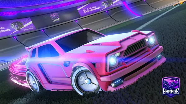 A Rocket League car design from Voxlz