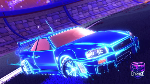 A Rocket League car design from Actually_Seb