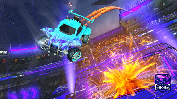 A Rocket League car design from Endermellon