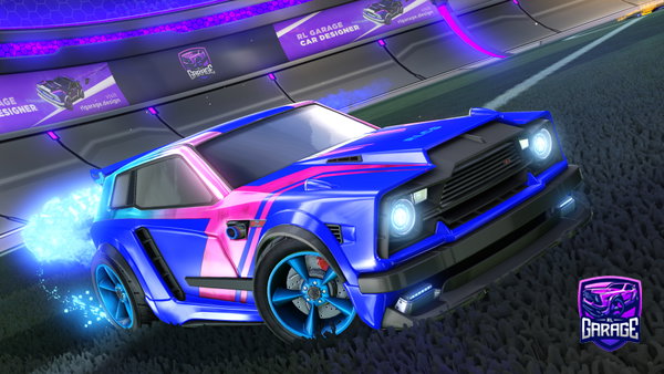 A Rocket League car design from LILCAYDZ