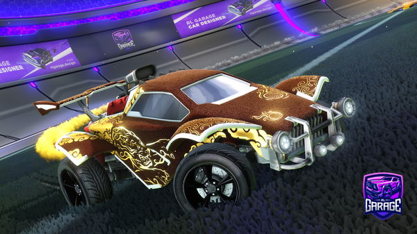 A Rocket League car design from br3cci144