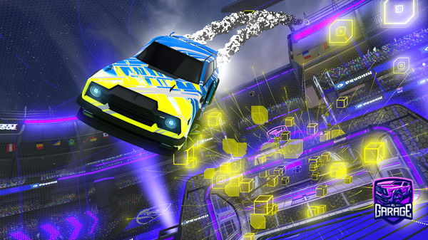 A Rocket League car design from Dawgas