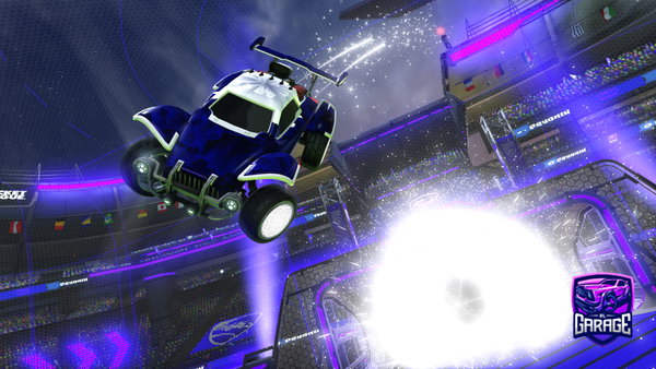 A Rocket League car design from TY1P1CALK1D