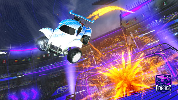 A Rocket League car design from white3993