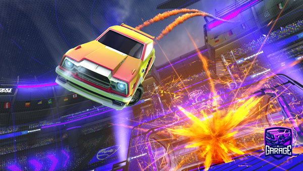 A Rocket League car design from Surge_K