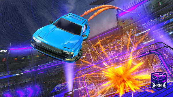 A Rocket League car design from Juszczak