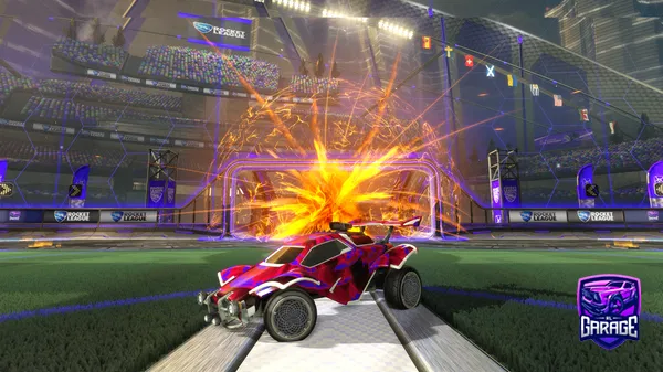 A Rocket League car design from Maqsi