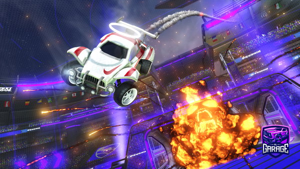 A Rocket League car design from Blanc0s