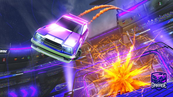 A Rocket League car design from MaikyRomain