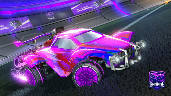 A Rocket League car design from skibfbsnms