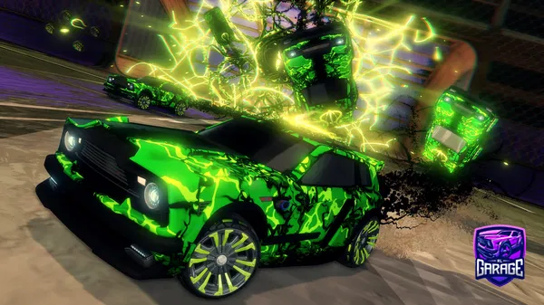 A Rocket League car design from Hyperventilation