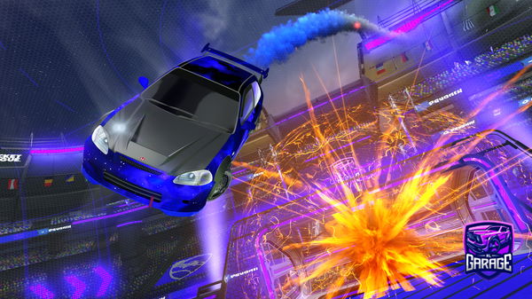 A Rocket League car design from Swimo