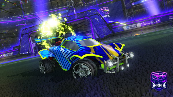 A Rocket League car design from Synolazar101
