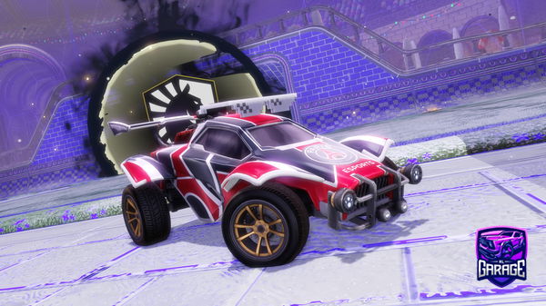 A Rocket League car design from Mitoka_on60FPS