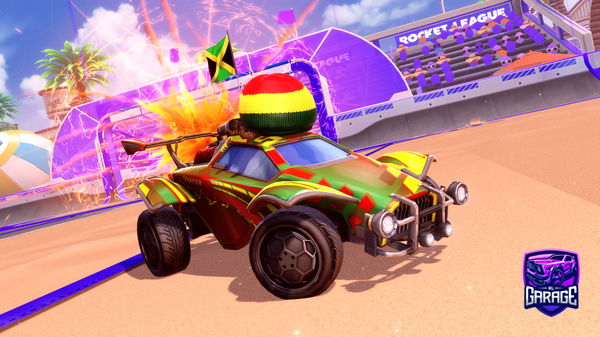A Rocket League car design from TomGG206