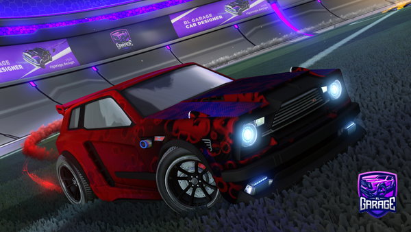 A Rocket League car design from MR27I-