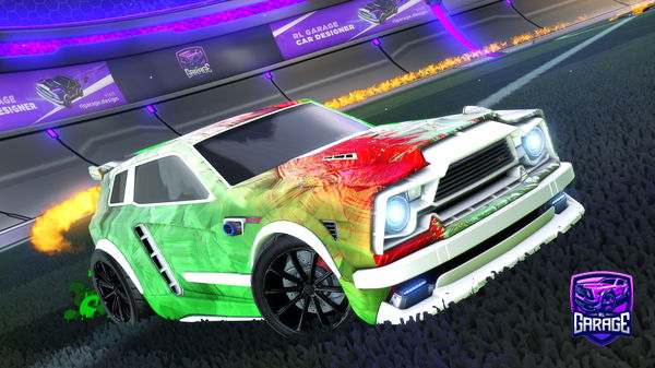 A Rocket League car design from Nisso78
