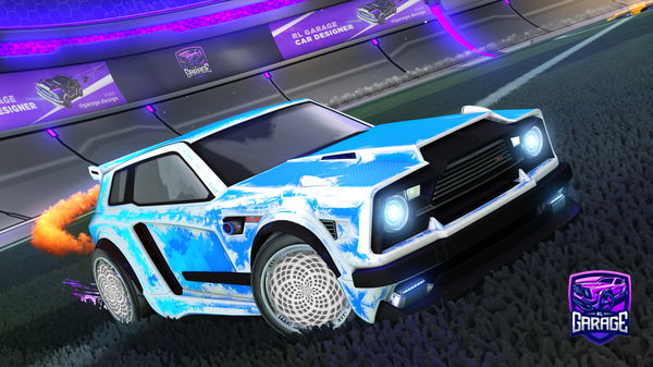 A Rocket League car design from papichulo127