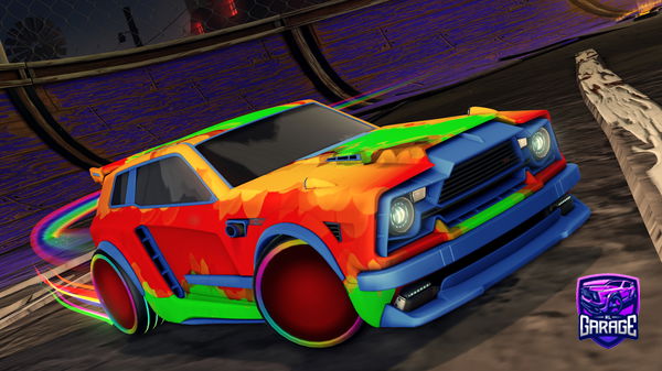 A Rocket League car design from BlackoutTx