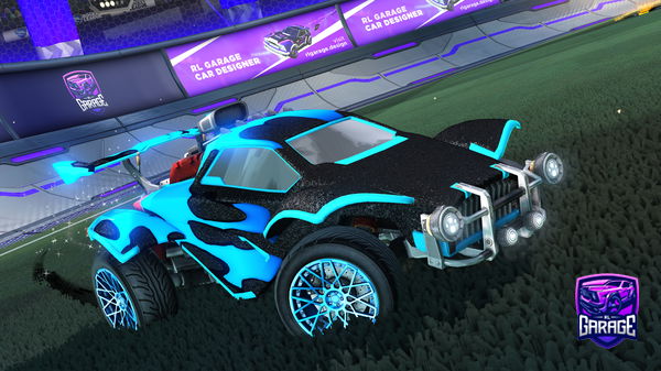 A Rocket League car design from mibble