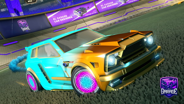 A Rocket League car design from waterGlaciator10