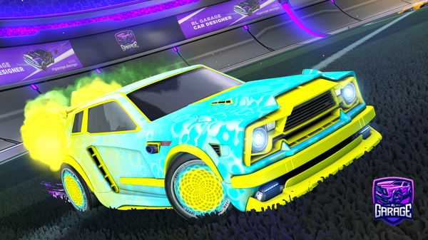 A Rocket League car design from Markalee111