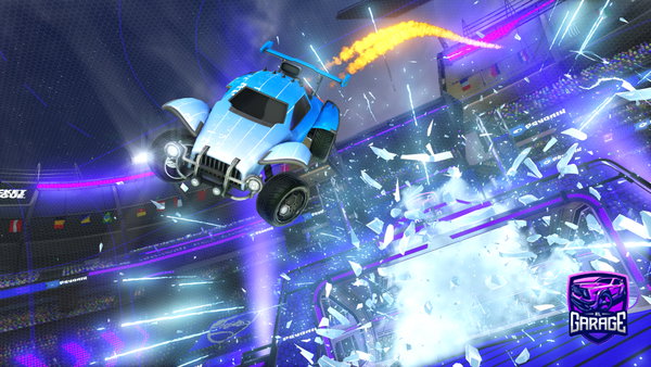 A Rocket League car design from PXLD_RL