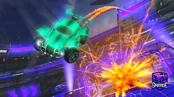 A Rocket League car design from ii-Galaxy