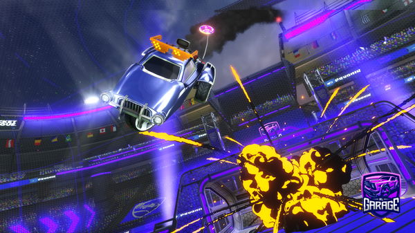 A Rocket League car design from CrustierPoem449