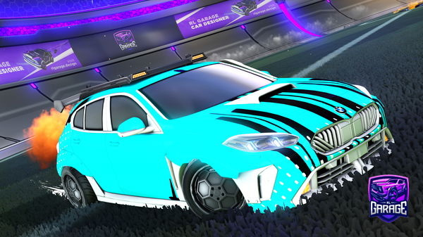 A Rocket League car design from BACK_35