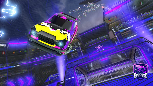 A Rocket League car design from Coelhookk