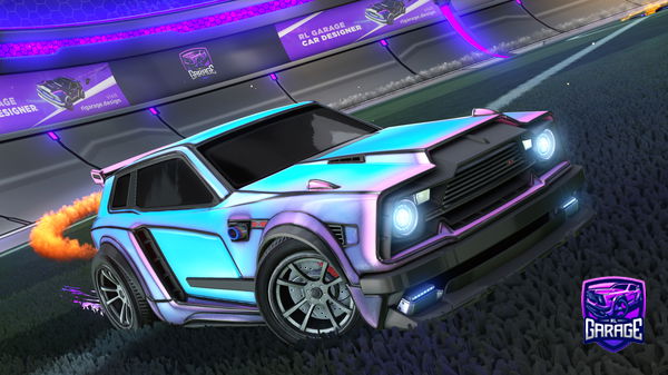 A Rocket League car design from DF2310