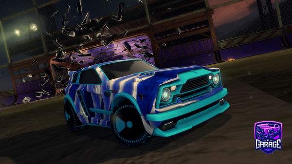 A Rocket League car design from NewMercurial