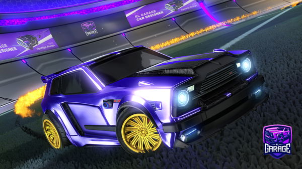 A Rocket League car design from plumbobson