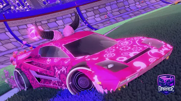 A Rocket League car design from Dxrkrl1