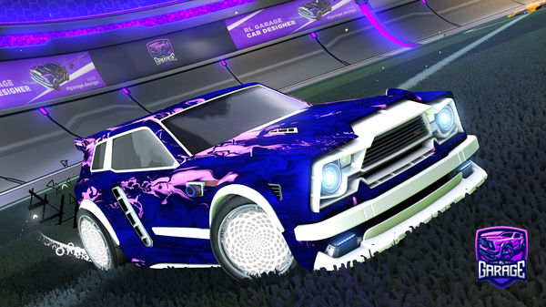 A Rocket League car design from Blue_Panda