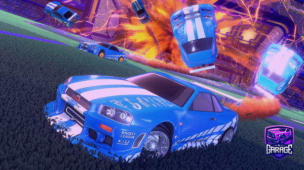 A Rocket League car design from HAKAINICK