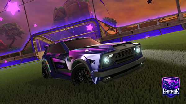 A Rocket League car design from DOGSOLOBR0