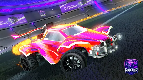 A Rocket League car design from Eggygeek