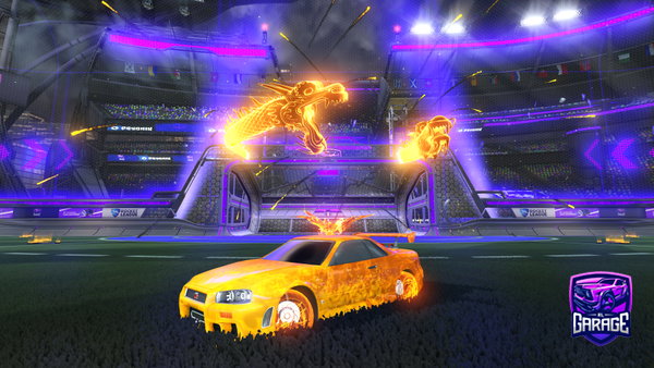 A Rocket League car design from Orisabag