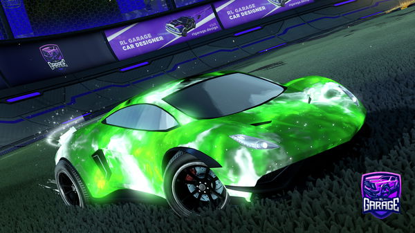 A Rocket League car design from Jato154