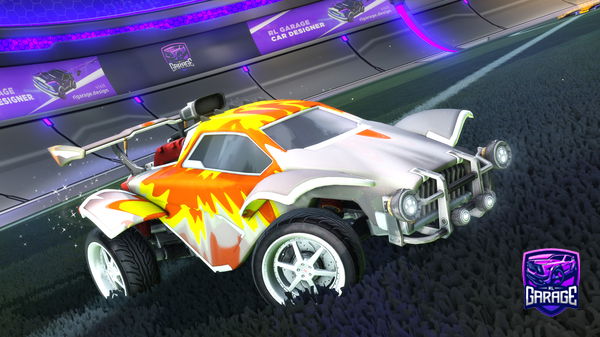 A Rocket League car design from Isksieiifgifj