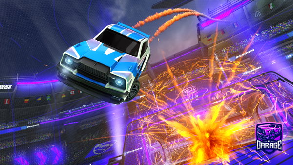 A Rocket League car design from azert_86