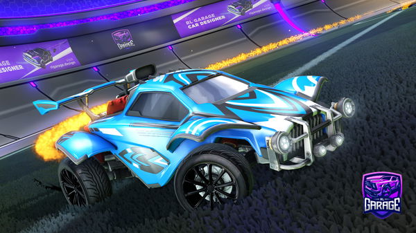 A Rocket League car design from PwrRJSB