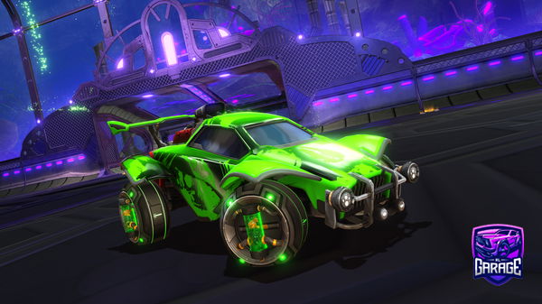 A Rocket League car design from animeexofi