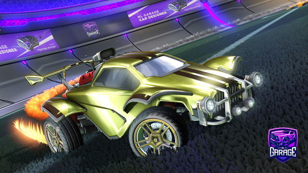 A Rocket League car design from fyabr34ther